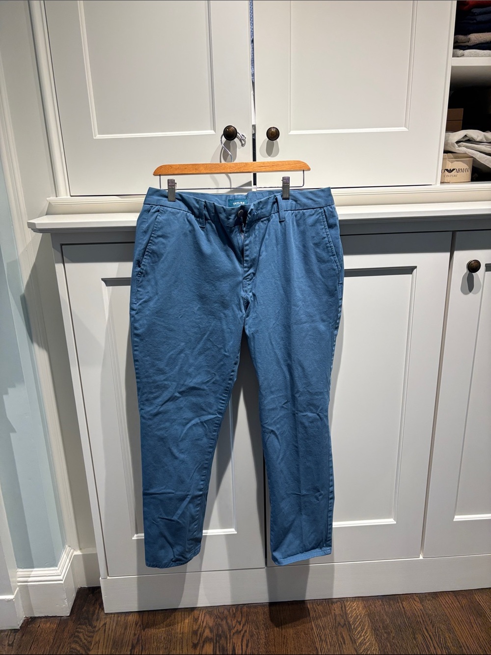 Taylrd Men's Blue Casual Chino Pants 34x28